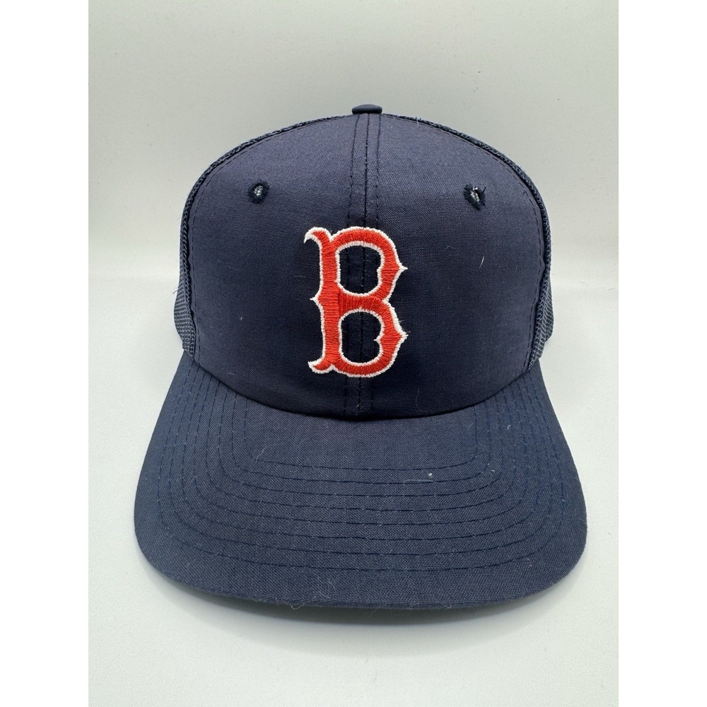 Vintage Boston Red Sox Drew Pearson Snapback Hat Mesh Green Underbrim